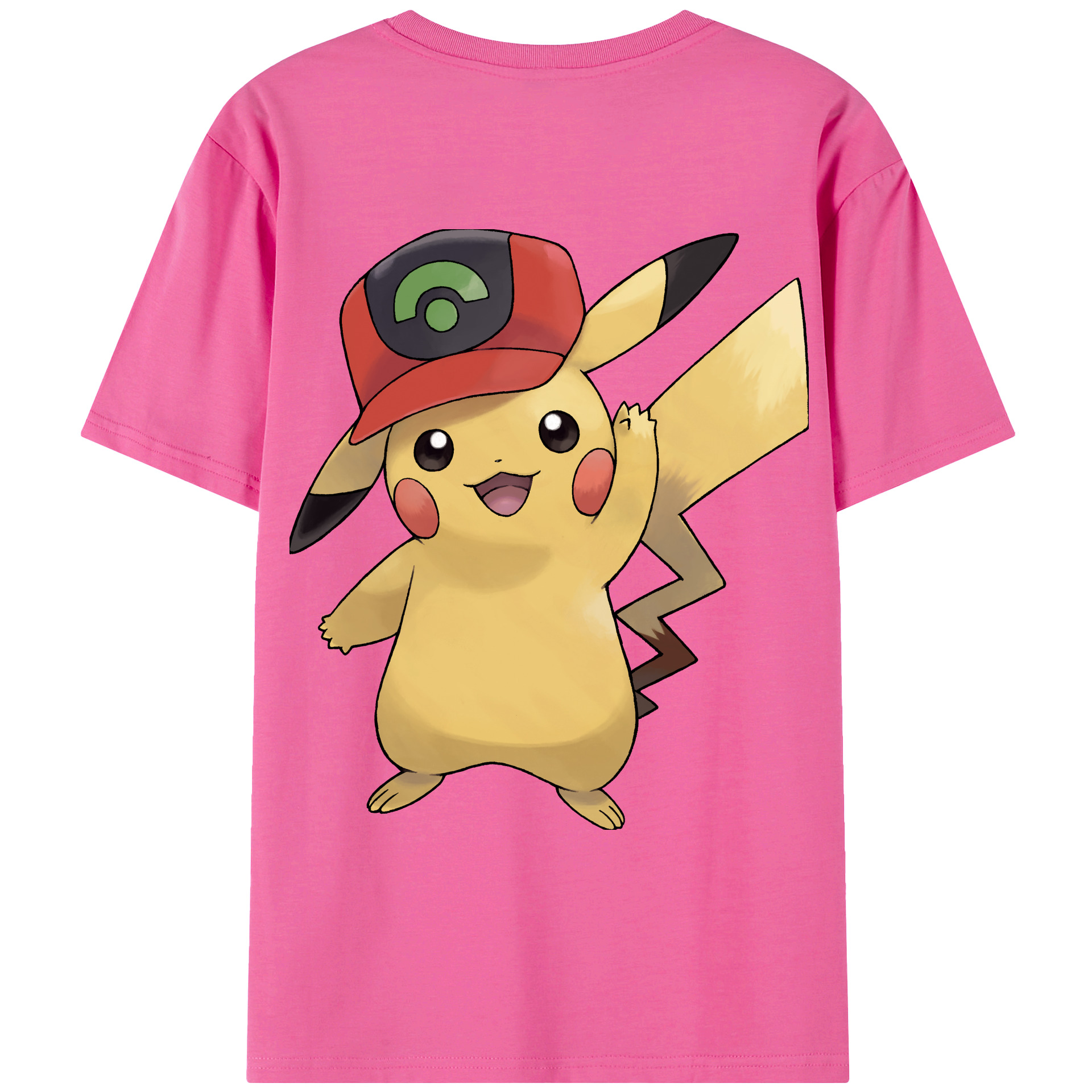 （画像用） ポケットモンスター Pokémon レディース半袖Tシャツ(バックプリント)